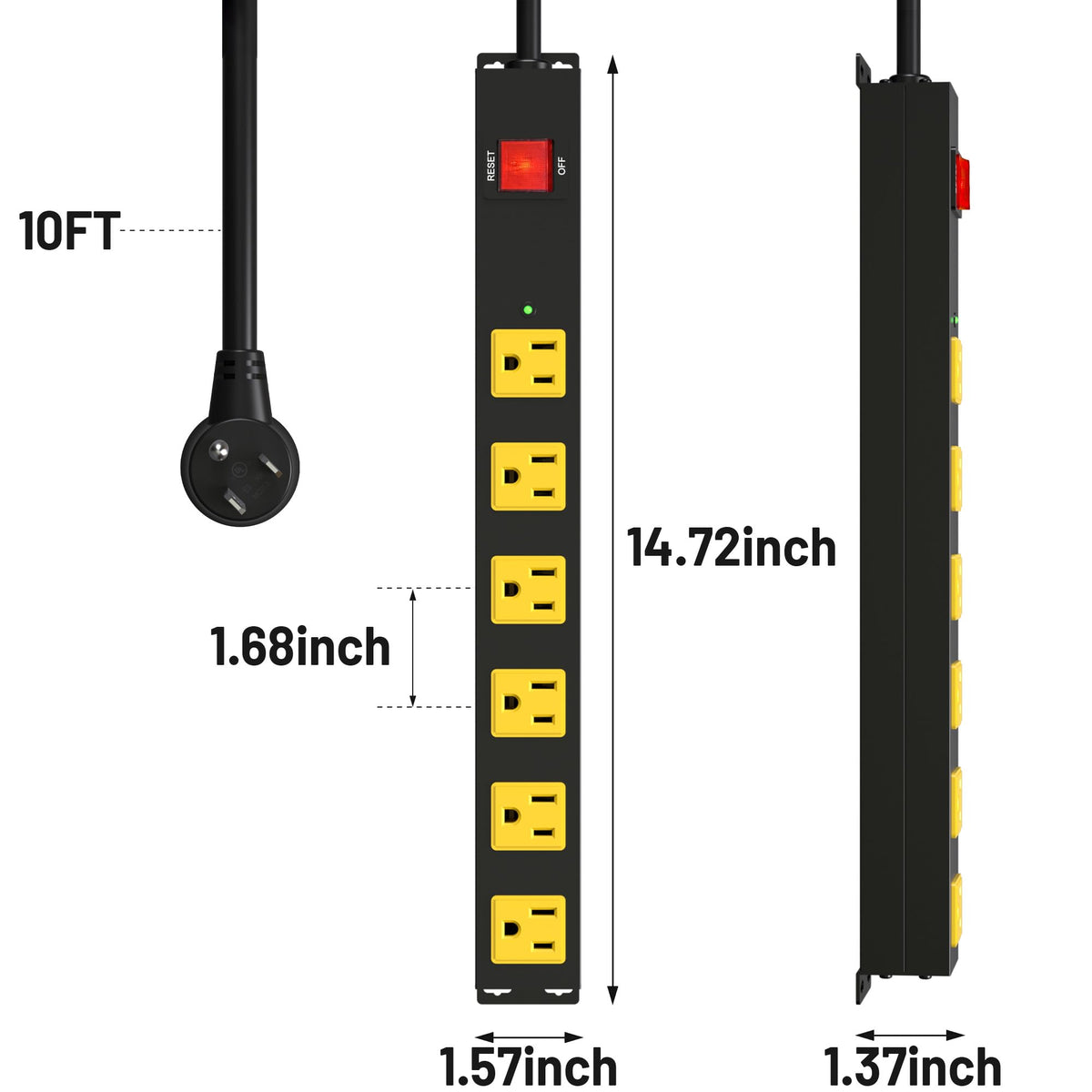 OKCHILD scale comparison with tools to show size and heavy-duty capacity