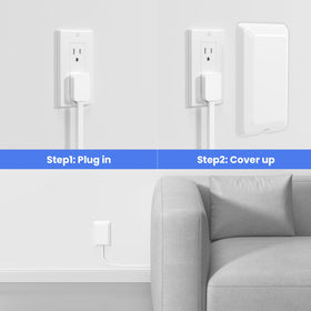 OKCHILD USB-C USB-A and two AC outlets visible for charging multiple devices