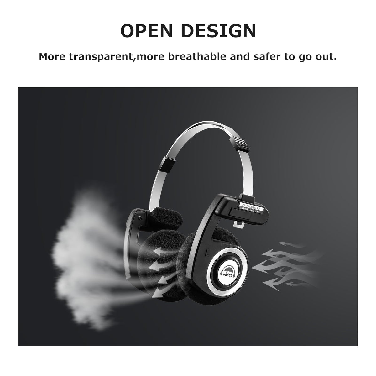 okcsc built-in mic on cable for hands-free call convenience