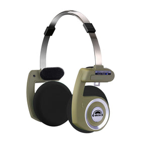 okcsc Classic Portable Headphones retro design for everyday style and reliable wireless listening.