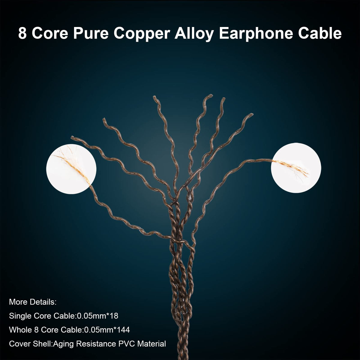 okcsc ETYMOTIC lPX T2 8-core 2-5mm plug for wide compatibility