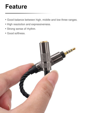 OKCSC 24K gold-plated plug increases durability and smooth insertion.