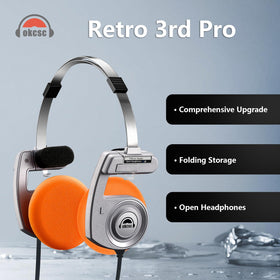 okcsc Retro 3 worn on head demonstrating fit and comfortable listening benefit