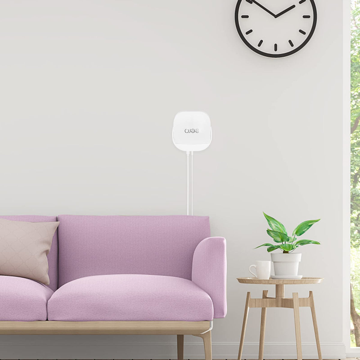 OkeMeeo eero 6 Plus wall mount supports two-way installation.