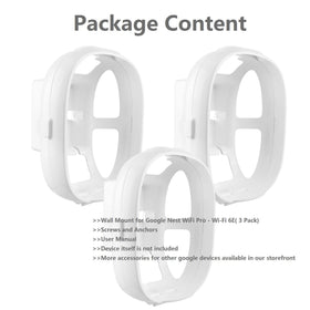 OkeMeeo Nest WiFi Pro 6E mounted vertically optimizes coverage in rooms.