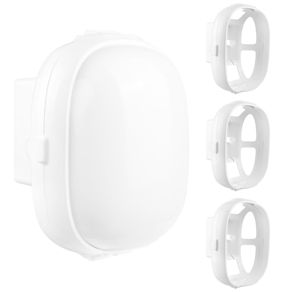 OkeMeeo Nest WiFi Pro 6E wall mount on wall enables neat, cable-free setup.