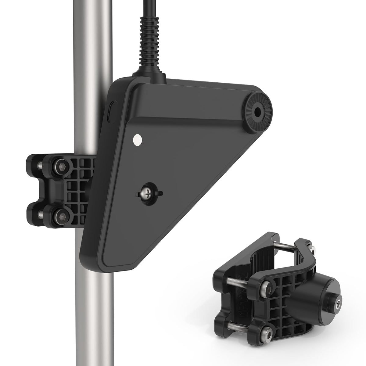 OkeMeeo transducer mount for Lowrance Eagle Eye 9 provides stable horizontal support