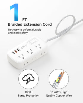 okleeic close-up of USB-C and USB-A ports highlighting fast-charge capability