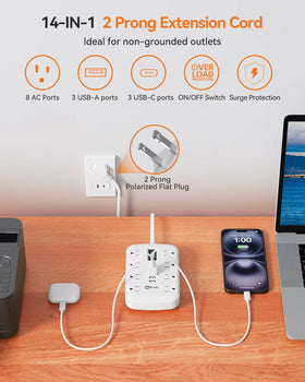 okleeic flat polarized plug profile fitting close to wall to save space