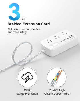 Okleeic flat plug ultra-thin sits flush behind furniture for a neat look.