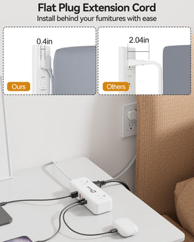 okleeic travel use on hotel nightstand charging multiple devices simultaneously