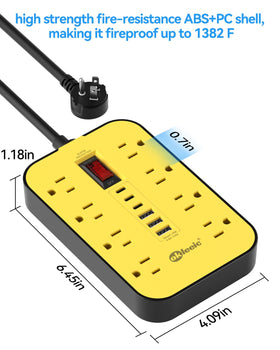 okleeic in use on garage workbench with power tools showing reliable high-wattage power.