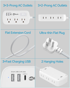 okleeic powering laptop and phone on a desk to show everyday charging convenience