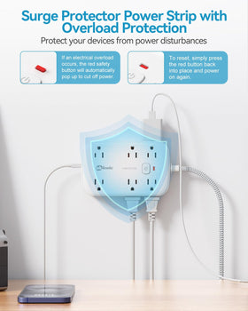 okleeic mounted on baseboard demonstrating easy wall or furniture installation