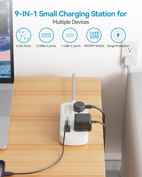 okleeic mounted on wall using two screw holes for secure, tidy installation