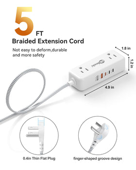 okleeic close-up of USB-C ports delivering fast PD charging benefit