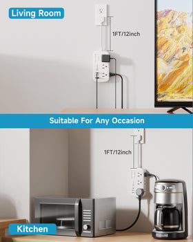 Okleeic back with wall-mount holes for secure installation.