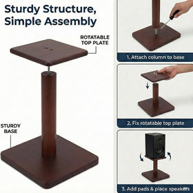 OKOstand on desk in studio improving ergonomics and listening position benefit