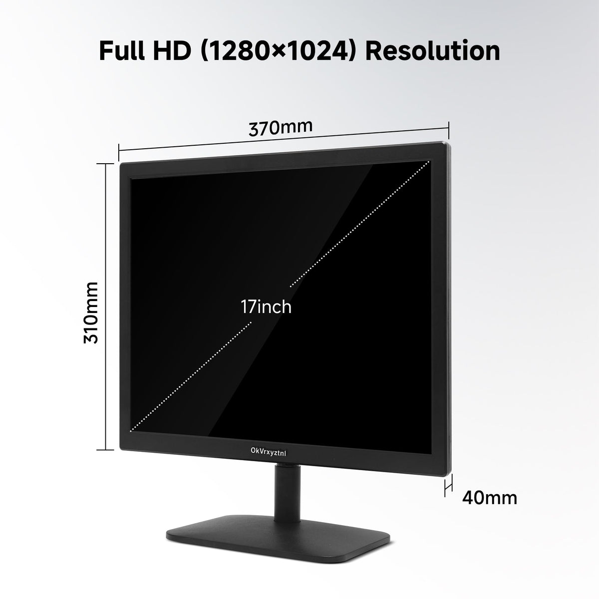 OkVrxyztnl monitor flicker-free tech reduces eye fatigue during work.