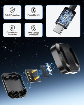 OLCLSS 1.2 m compact cable for versatile home, car, and travel use