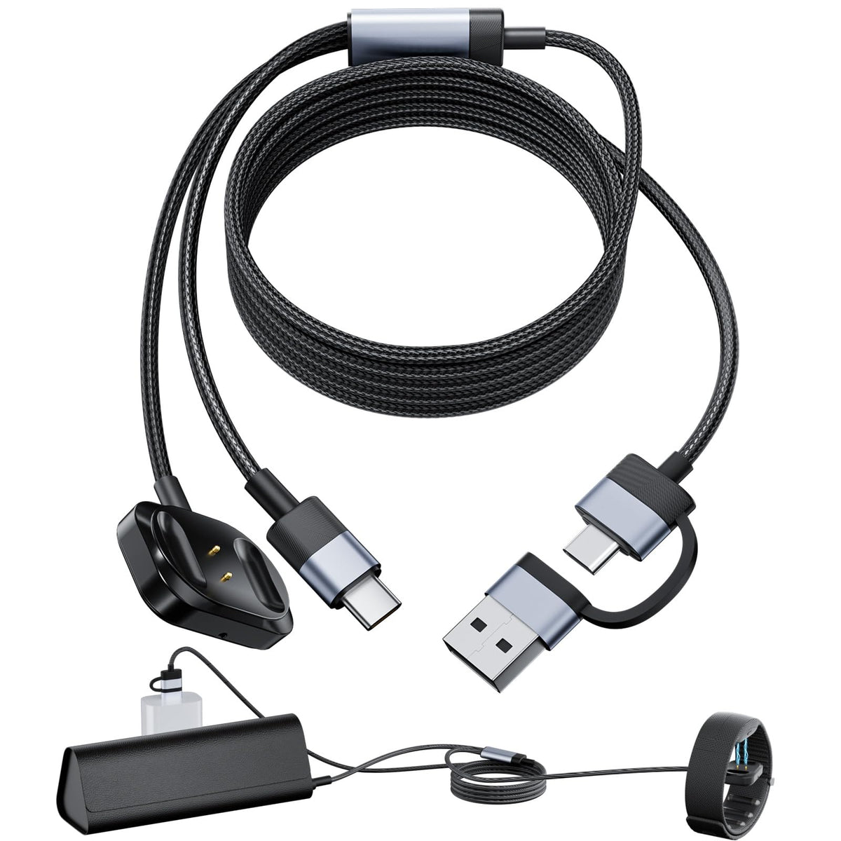 OLCLSS magnetic charger for Ray-Ban Meta Neural Band provides precise alignment and stable power