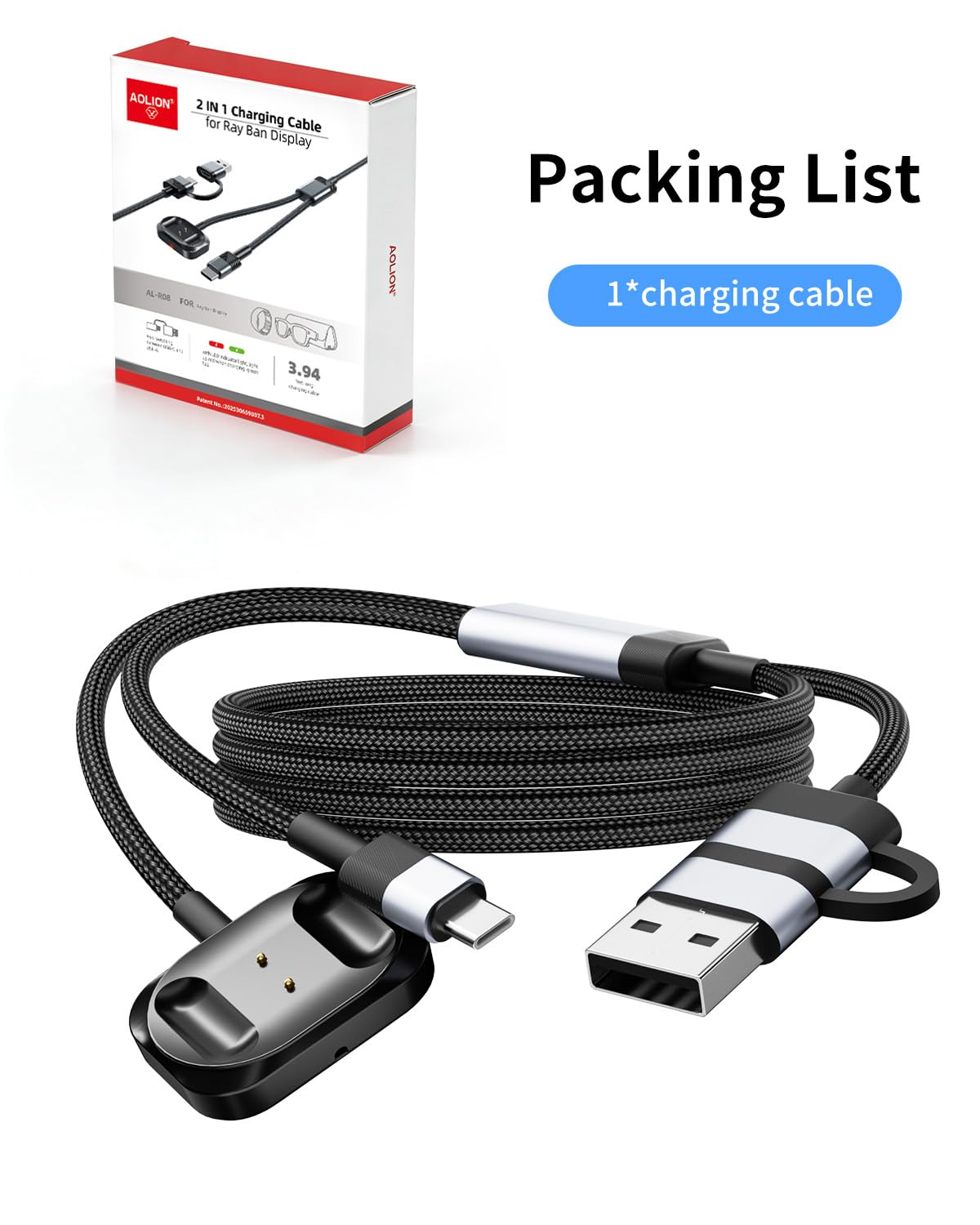OLCLSS travel-friendly charger compatible with USB-C sources