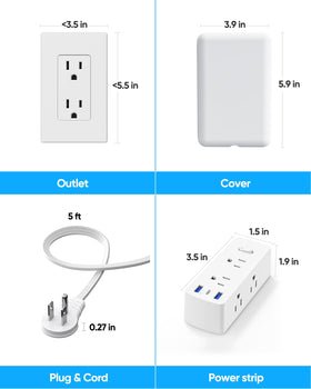 Olcorife three USB ports enable simultaneous device charging.