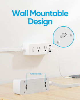 Olcorife compact travel-ready power strip for dorms and trips.