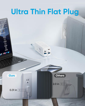 olcorife in-use on desk charging laptop and phone for organized workspace convenience