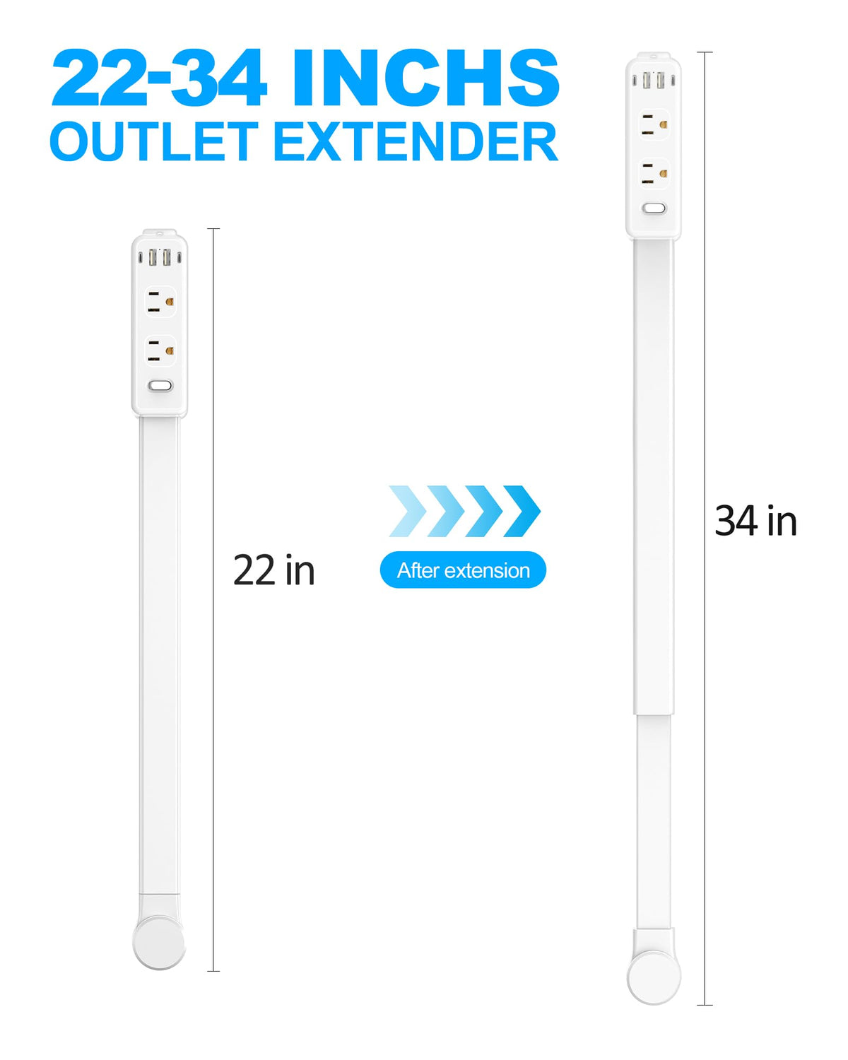 Olcorife extender rotated to 180 degrees to fit corner layouts.