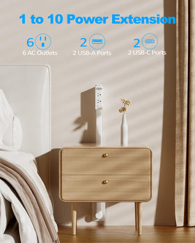 Ideal dorm and nightstand setup with compact, two-pack design.