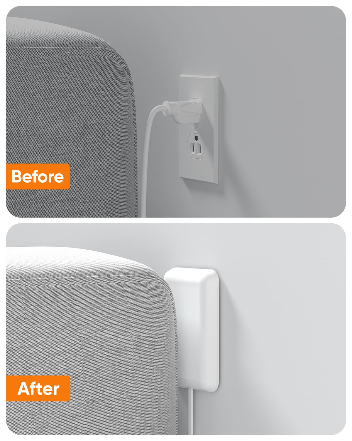 olcorife six outlet panel detail with widely spaced sockets for multiple chargers