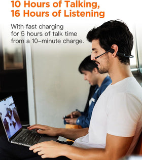 Oleap 10-hour battery supports all-day calls and music.
