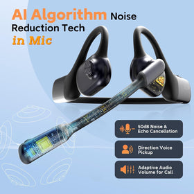 Oleap headphones mute button for instant on-call privacy.