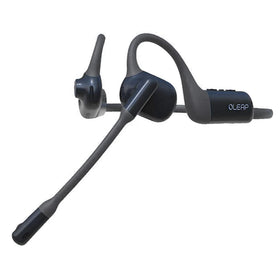 Oleap wireless headphones top view shows compact, comfortable design for all-day wear.