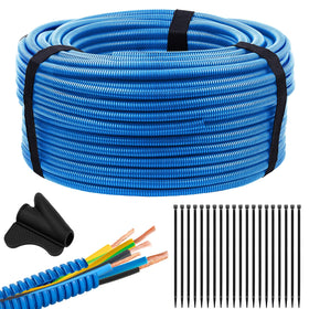 Oleitodh blue roll front packaging showing full 100ft length and kit contents benefit tidy storage
