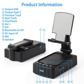 OLES anti-skid silicone pad protects devices from scratches.