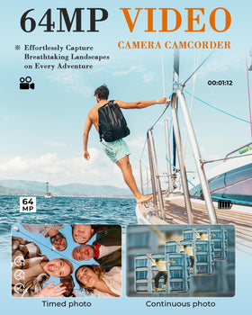 OLESIT 3-inch flip screen for easy framing and selfies.