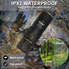 OLIMT 10x25 monocular ideal for bird watching and hiking in varied weather.