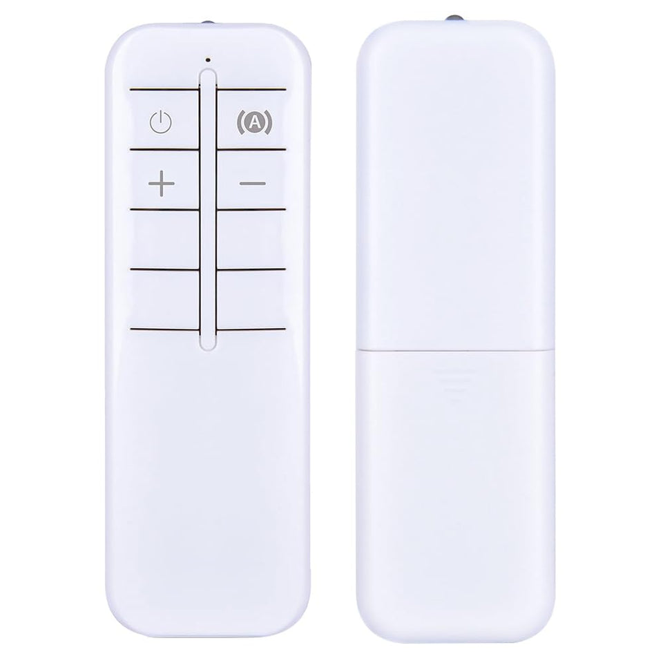 oljaeq MR-2398P remote front view with ergonomic grip for easy setup