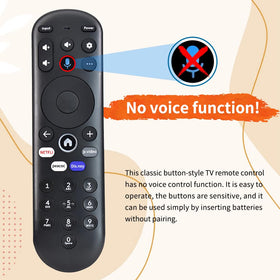 oljaeq remote back view showing simple, durable design for quick replacements
