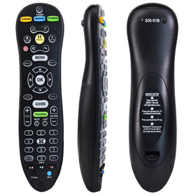 oljaeq S30 remote backlit front view for AT&T U-Verse receivers.