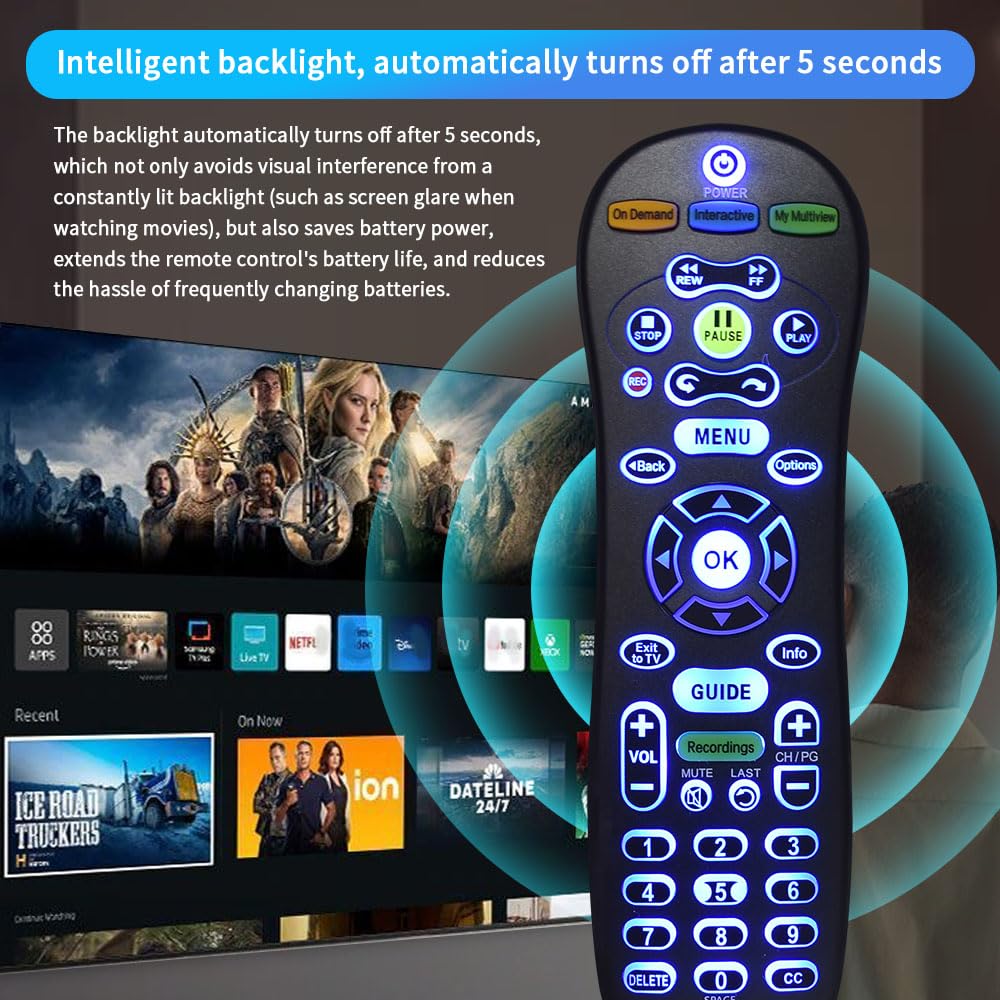 oljaeq S30 remote showing AT&T U-Verse compatibility with ISB7000/ISB7005.