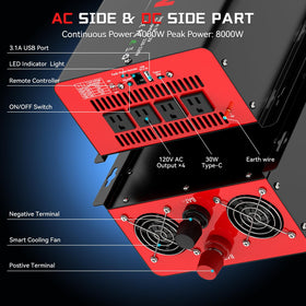 OLTEANP 4000W inverter warranty and professional support