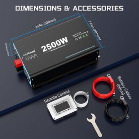 OLTEANP packaging showing included cables for quick setup