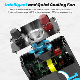 OLTEANP protection indicators and cooling fan highlight safety features.