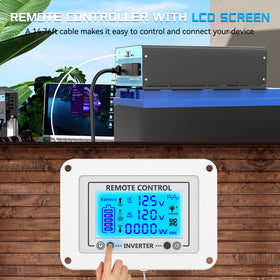 OLTEANP remote LCD monitor for easy status checks on the go.