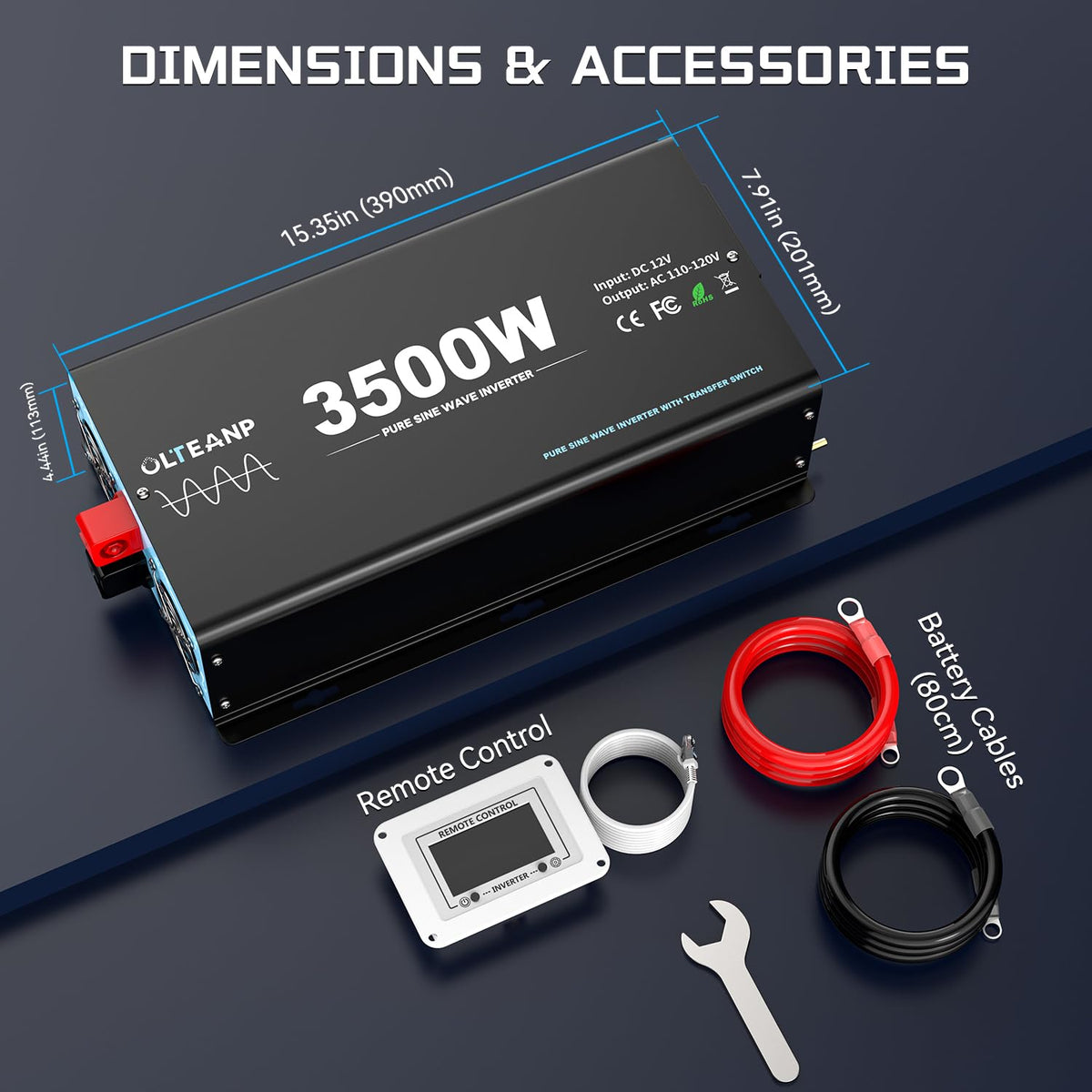OLTEANP RV/off-grid application demonstrating reliable portable power.
