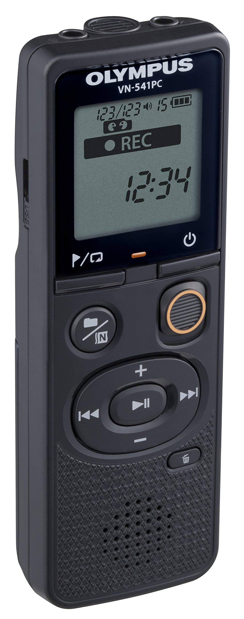 Compact Olympus VN-541PC with built-in mono microphone for clear note capture.