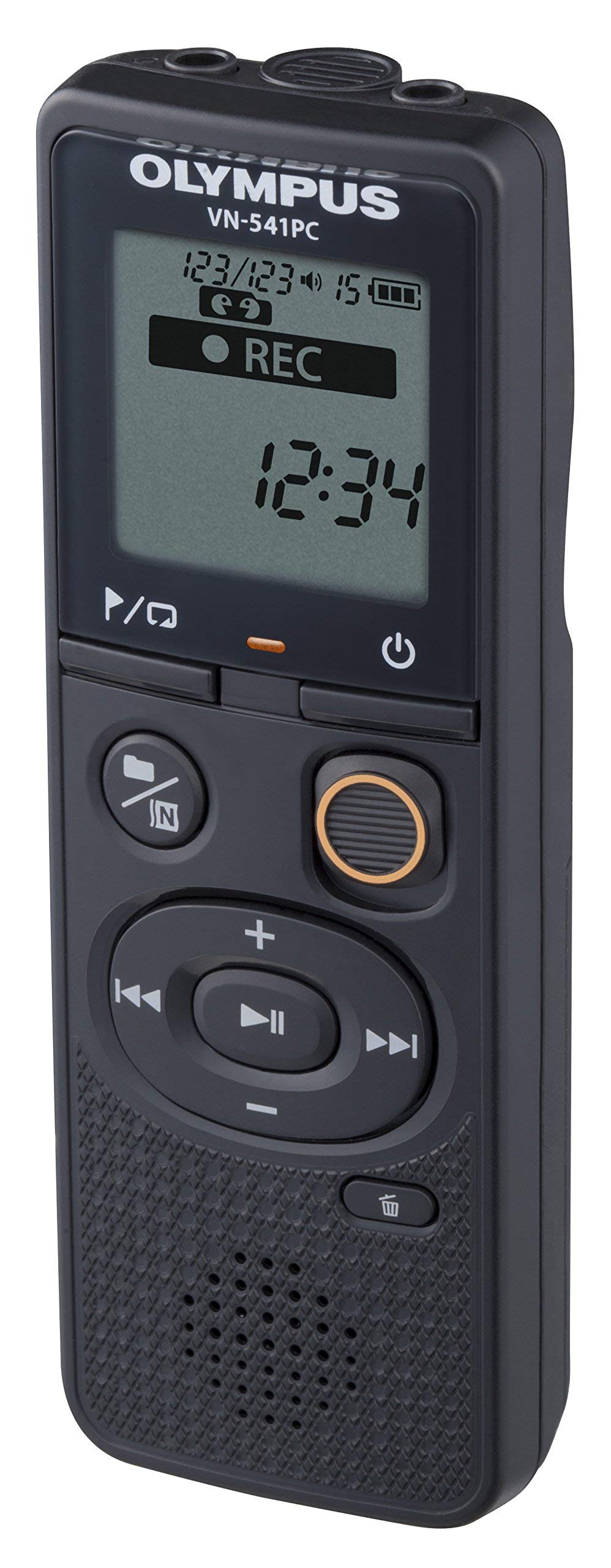 VN-541PC connected to a PC via Micro-USB for quick transfer.